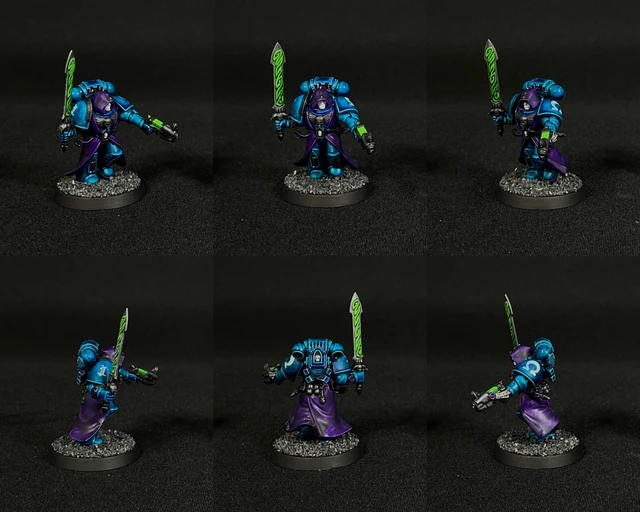 Chosen, with plasma pistol and daemon blade
