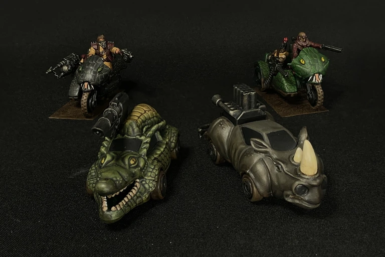 Lasercroc, RhiNOSeros, Mamba and Viper